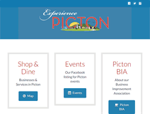 Tablet Screenshot of experiencepicton.com